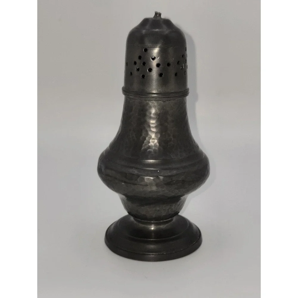 Vintage Pewter‎ Sugar Shaker (Missing Point on Top) 6